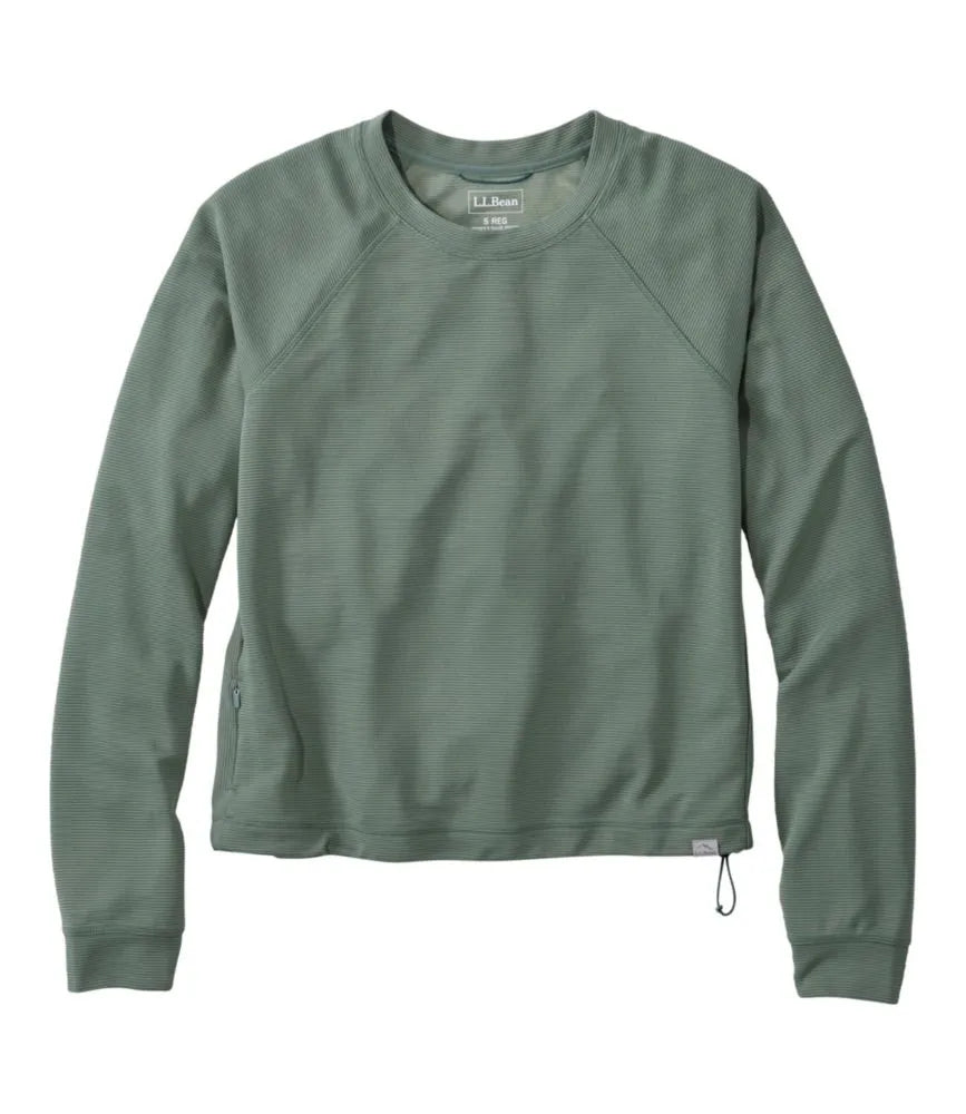 Women's VentureStretch Ottoman-Rib Pullover, Cropped