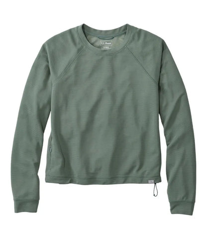 Women's VentureStretch Ottoman-Rib Pullover, Cropped