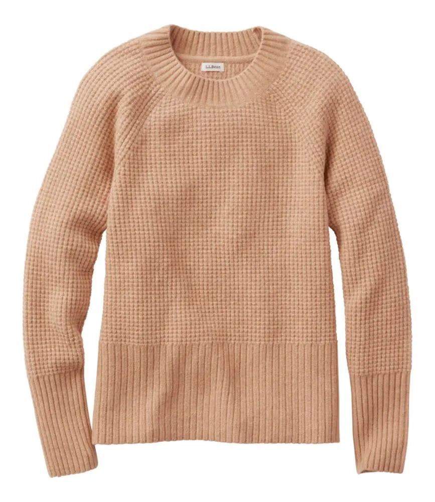 Women's SuperSoft Waffle Sweater, Crewneck