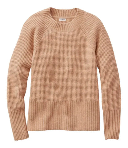 Women's SuperSoft Waffle Sweater, Crewneck
