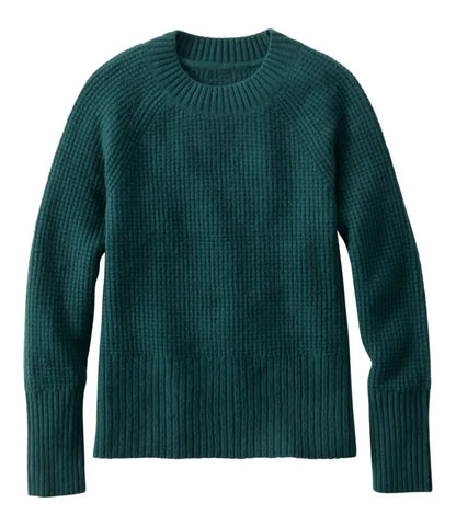 Women's SuperSoft Waffle Sweater, Crewneck