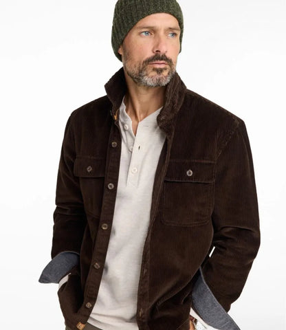 Men's Rangeley Corduroy Shirt, Slightly Fitted