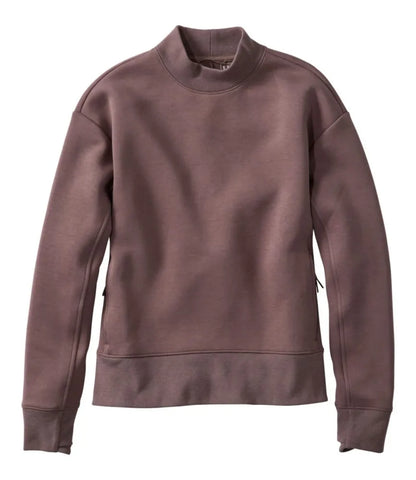 Women's Multisport Mockneck Pullover Sweatshirt