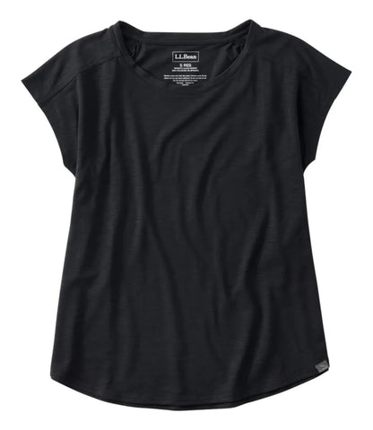 Women's Streamside Tee, Short-Sleeve Ruched Crew
