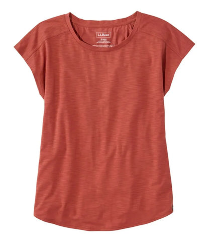 Women's Streamside Tee, Short-Sleeve Ruched Crew
