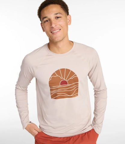 Men's Swift River Cooling Rash Guard, Graphic