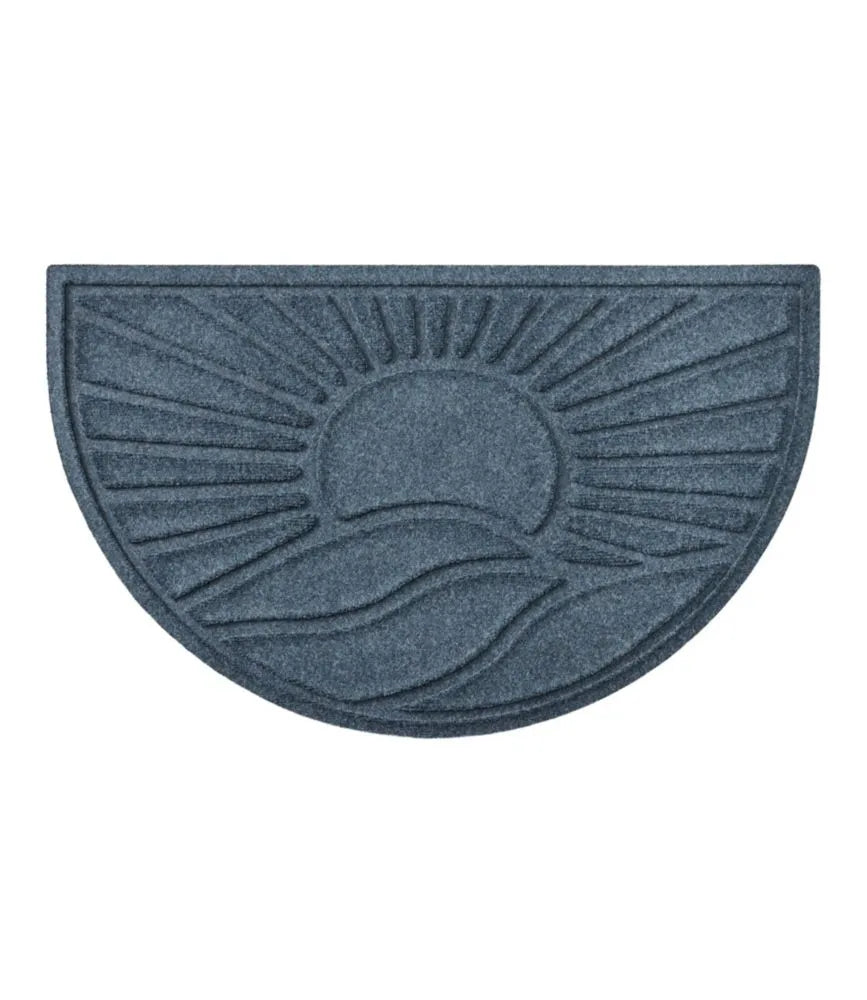 Everyspace Recycled Waterhog Doormat, Half Round, Sunrise