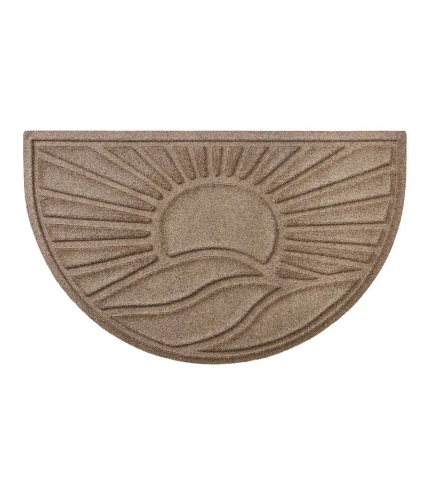 Everyspace Recycled Waterhog Doormat, Half Round, Sunrise