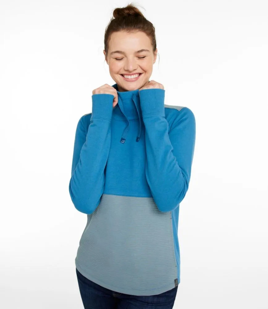 Women's Bean's Cozy Mixed Knits Pullover, Colorblock