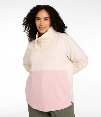 Women's Bean's Cozy Mixed Knits Pullover, Colorblock