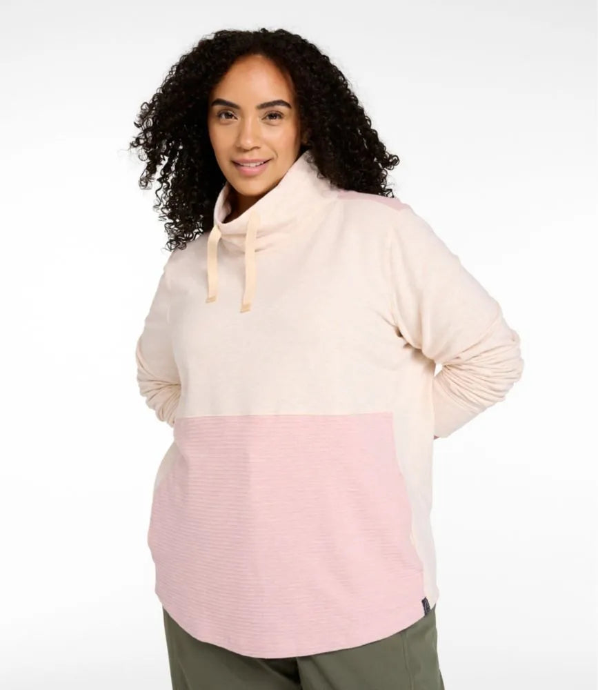 Women's Bean's Cozy Mixed Knits Pullover, Colorblock