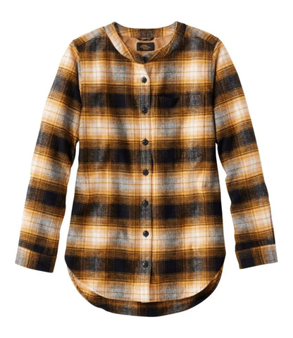 Women's Signature 1933 Collarless Chamois Tunic, Plaid