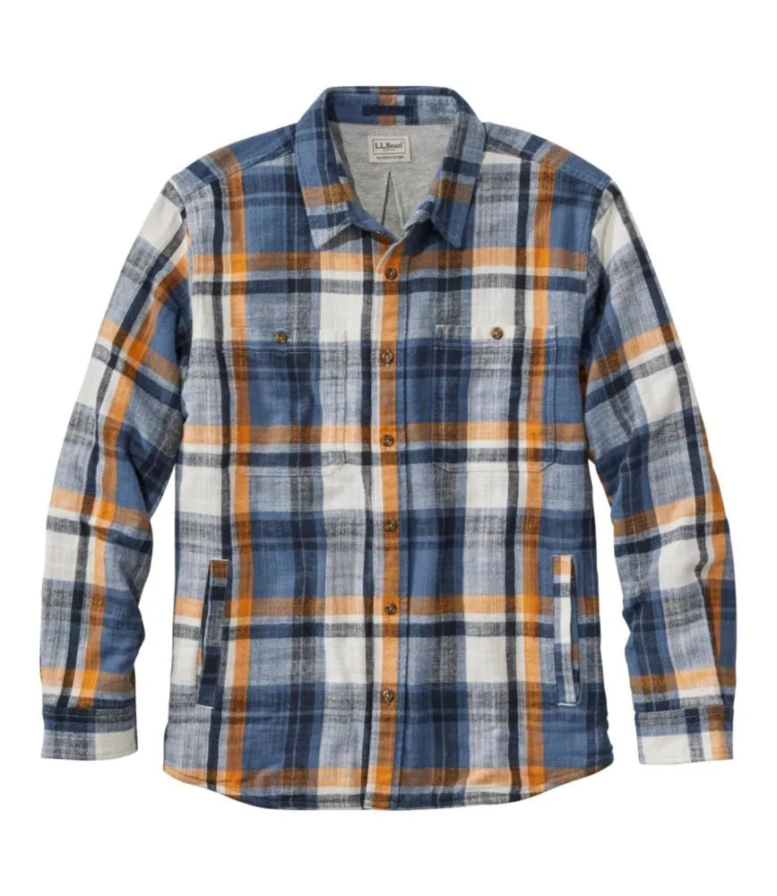 Men's 1912 Field Flannel Shirt, Lined, Slightly Fitted Untucked Fit, Plaid