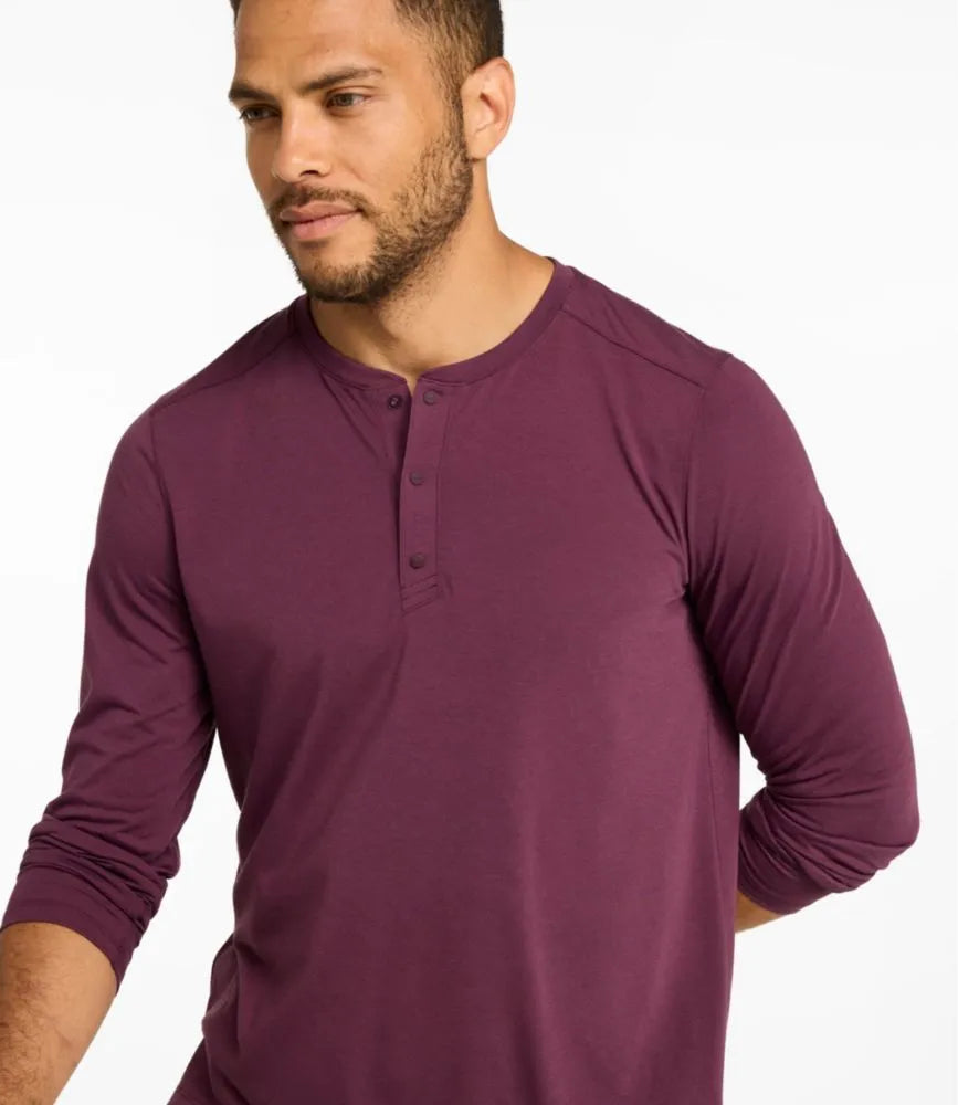Men's Multisport Lifestyle Henley, Long-Sleeve