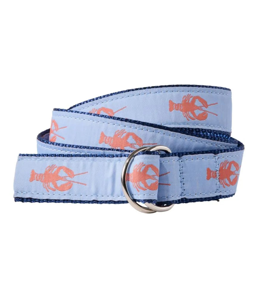 Adults' D-Ring Maine Isle Motif Belt