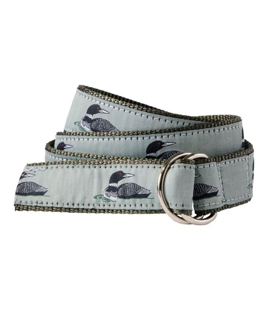 Adults' D-Ring Maine Isle Motif Belt