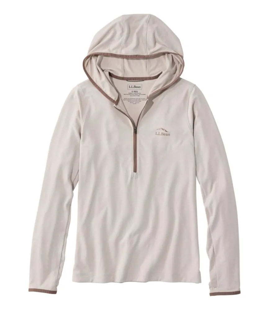 Women's SunSmart Coolpro Half Zip Hoodie