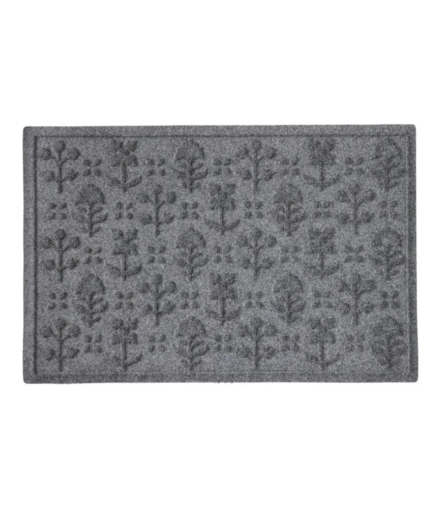 Everyspace Recycled Waterhog Doormat, Botanical Floral