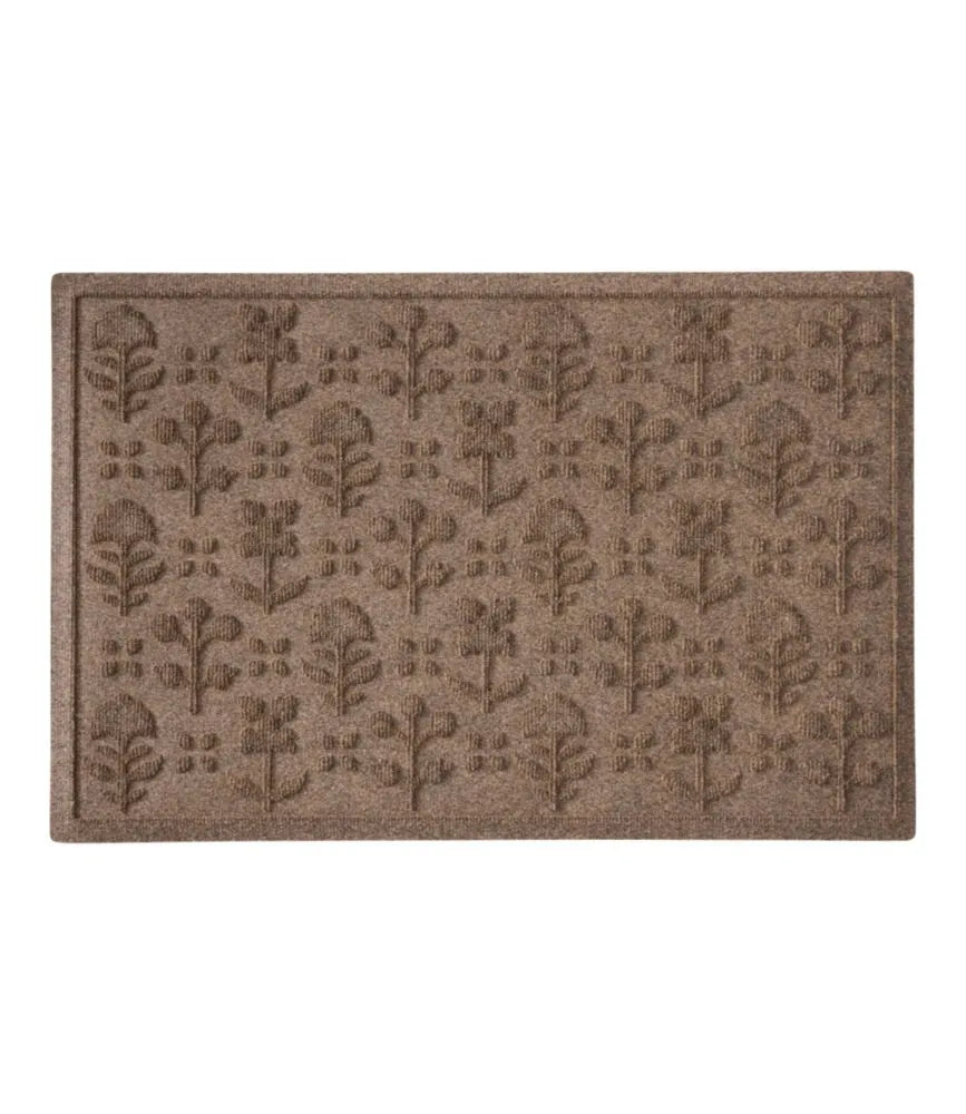 Everyspace Recycled Waterhog Doormat, Botanical Floral