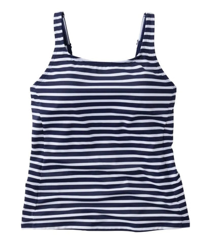 Women's L.L.Bean Coastal Essential Scoop Tankini Top, Print