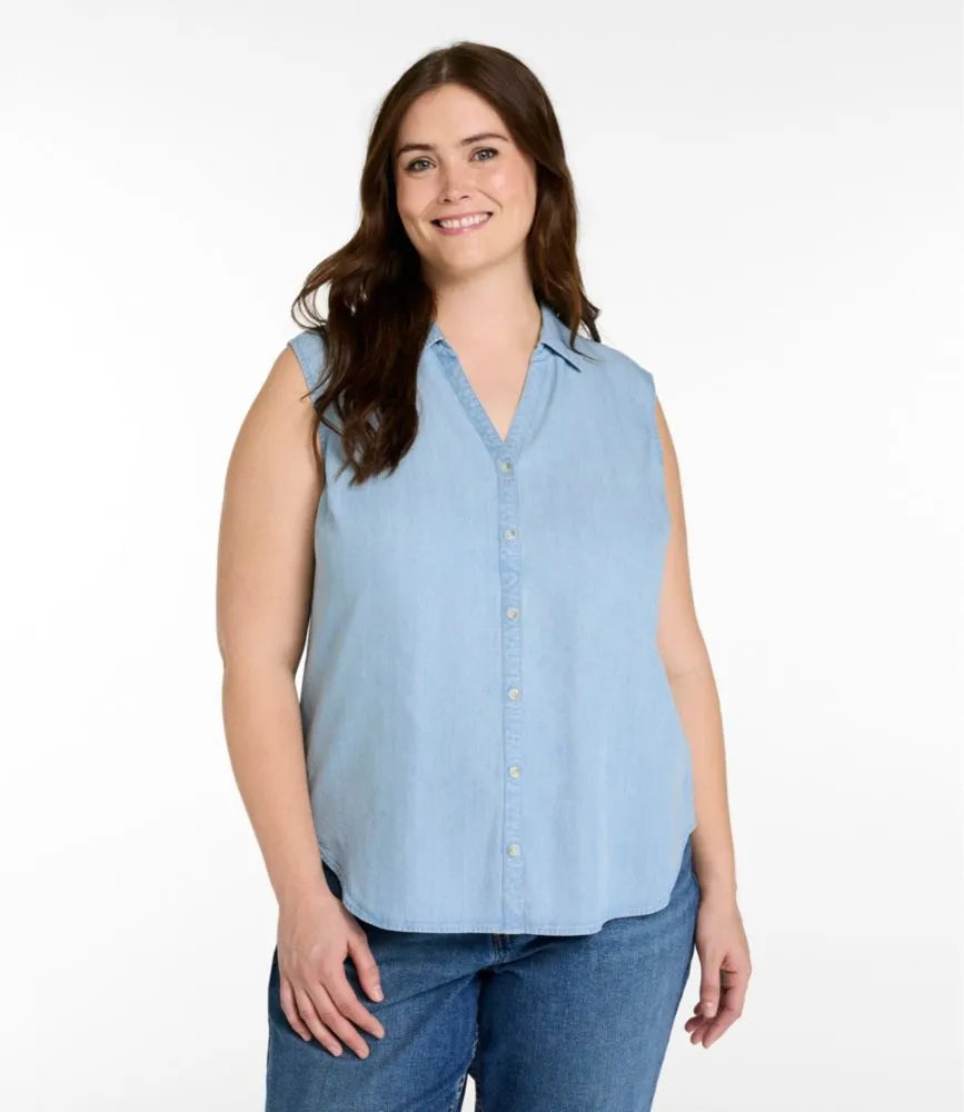 Women's Soft-Washed Sleeveless Shirt