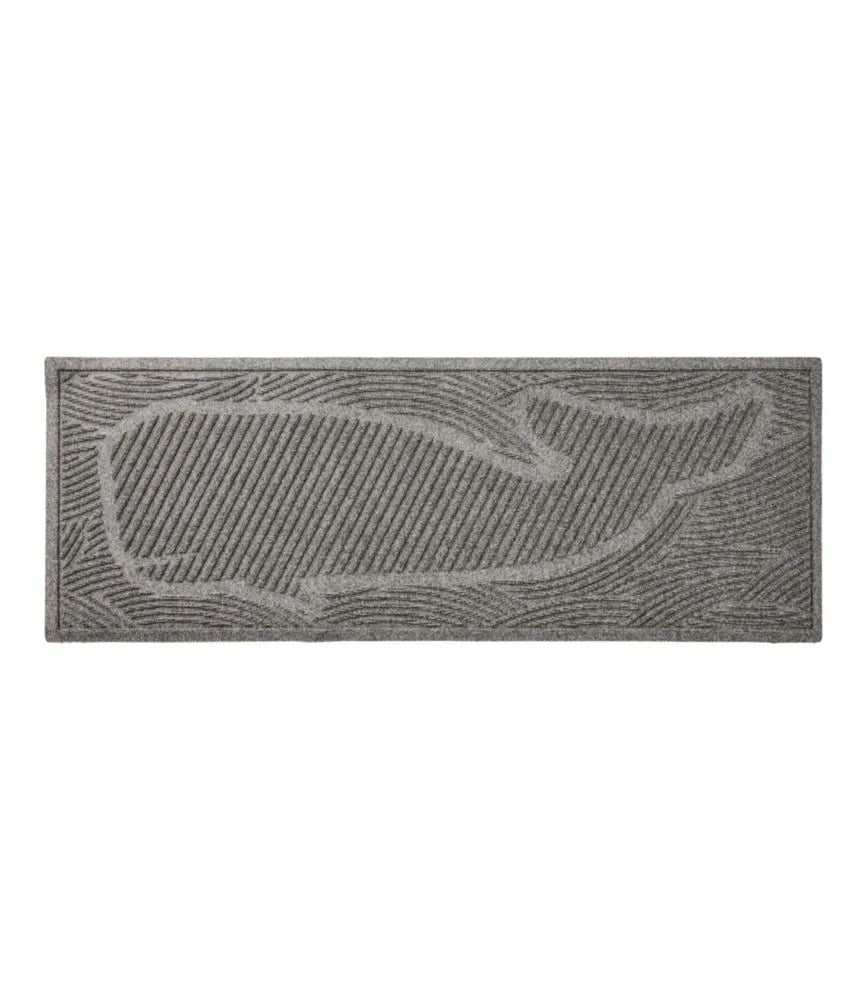 Everyspace Recycled Waterhog Wide Doormat, Swimming Whale