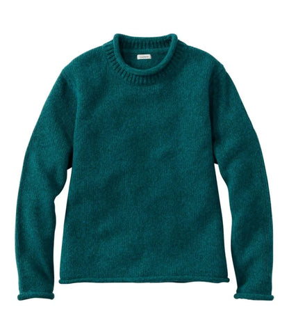 Women's Bean's Classic Ragg Wool Sweater, Rollneck