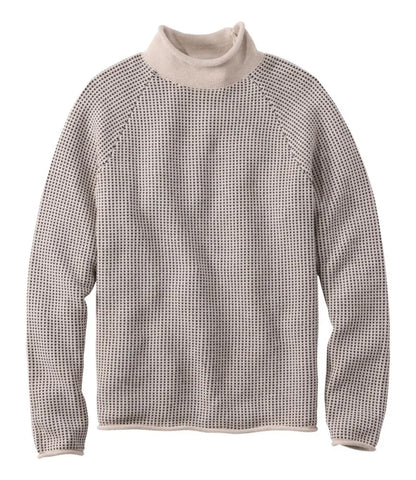 Men's The Original Double L® Rollneck Sweater, Bird's-Eye