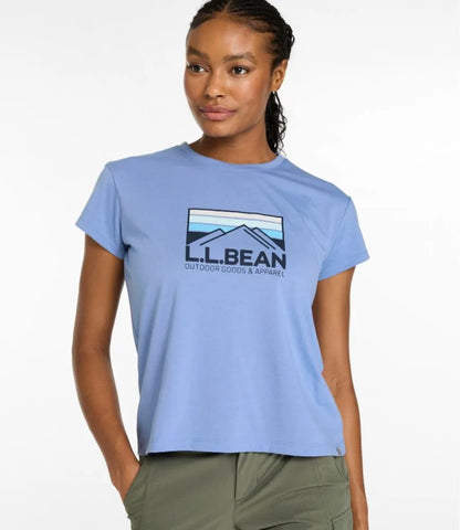 Women's Mountainside Crewneck Tee, Short-Sleeve Graphic