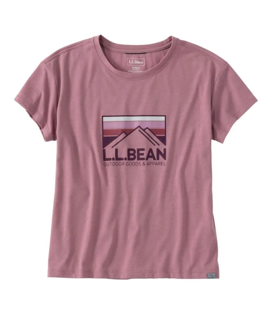 Women's Mountainside Crewneck Tee, Short-Sleeve Graphic