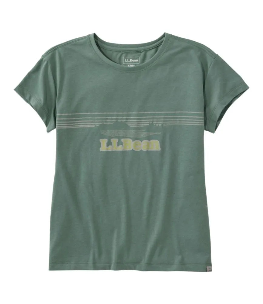 Women's Mountainside Crewneck Tee, Short-Sleeve Graphic