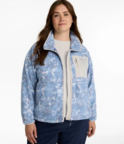 Women's Mountainside Fleece Ripstop Overlay Jacket, Print