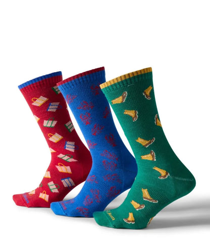 Adults' L.L.Bean Maine Motif Socks Gift Set, 3-Pack