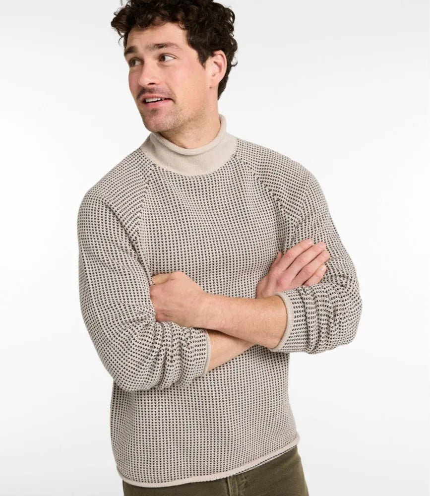 Men's The Original Double L® Rollneck Sweater, Bird's-Eye