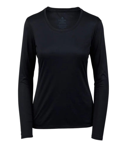 Women's L.L.Bean Synthetic Silk Base Layer Top, Long-Sleeve Scoopneck
