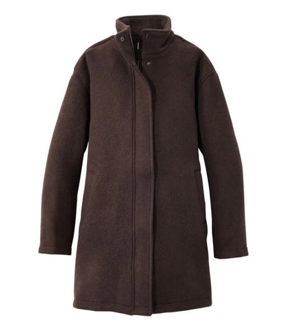 Women's Bean's Boiled Wool Coat
