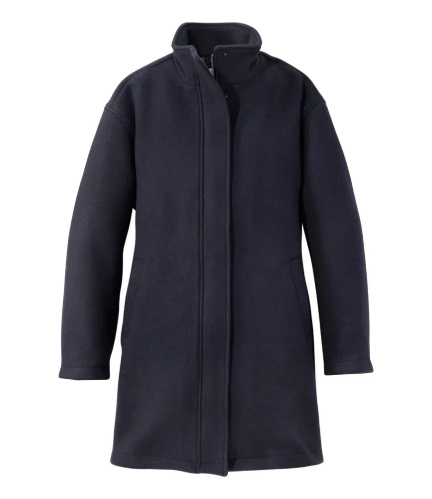 Women's Bean's Boiled Wool Coat