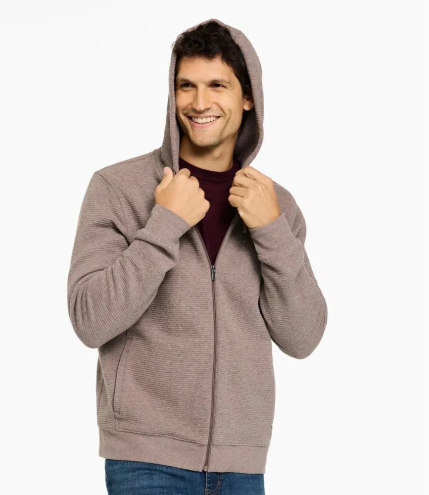 Men's Lakewashed Double-Knit Full-Zip Hoodie