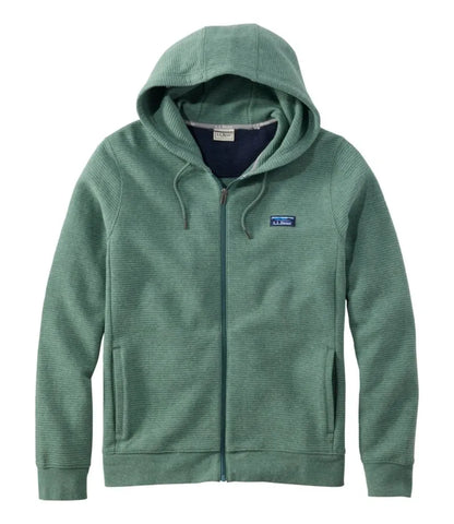 Men's Lakewashed Double-Knit Full-Zip Hoodie