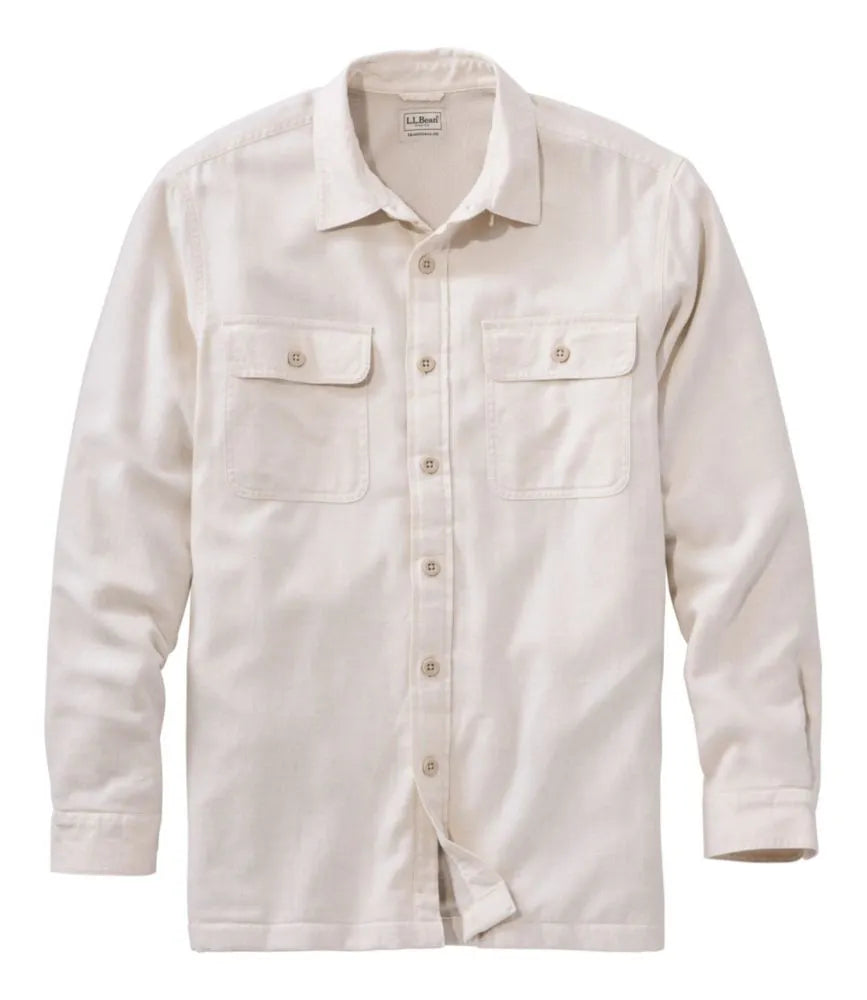 Men's Fleece-Lined Flannel Shirt, Traditional Fit
