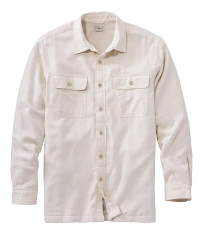 Men's Fleece-Lined Flannel Shirt, Traditional Fit