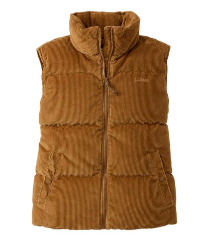 Women's Mountain Classic Down Vest, Cropped Corduroy