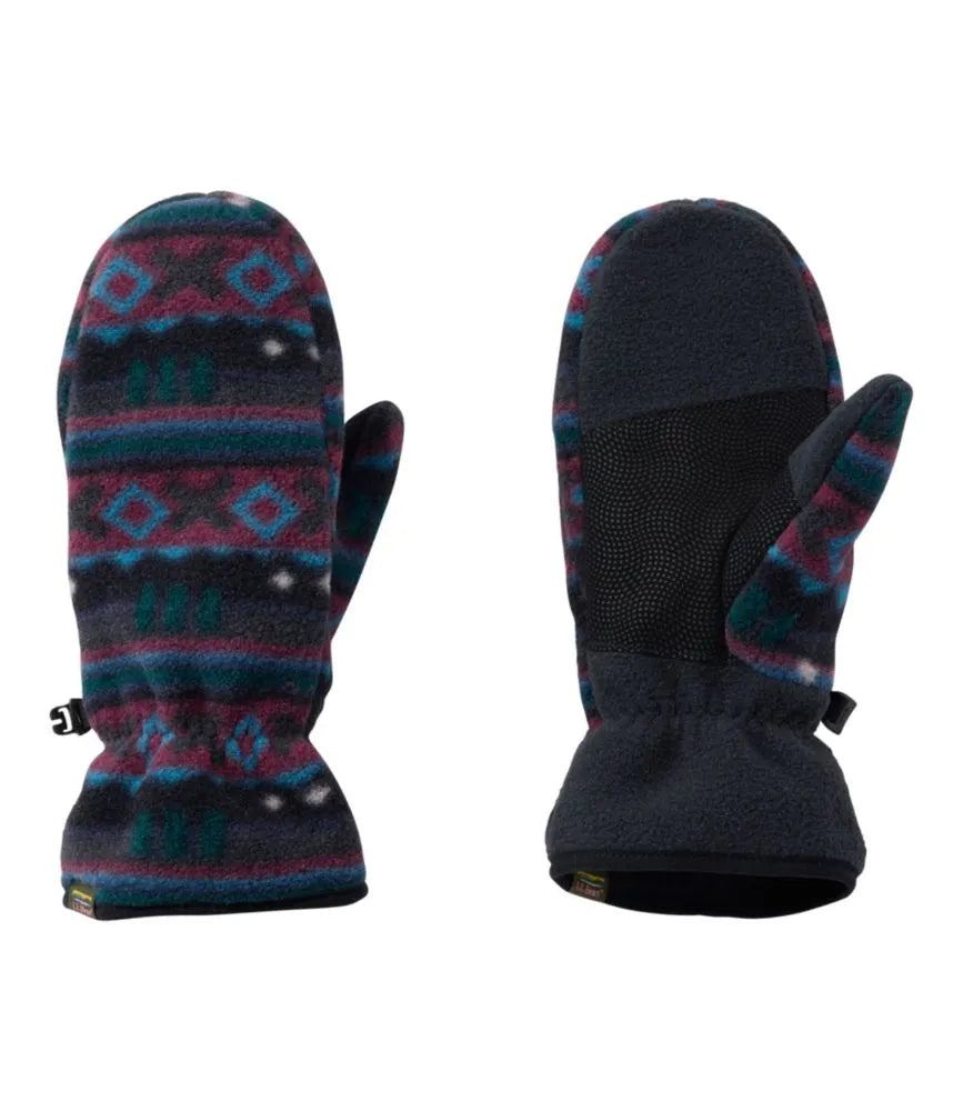 Adults' L.L.Bean Mountain Classic Fleece Mittens, Print